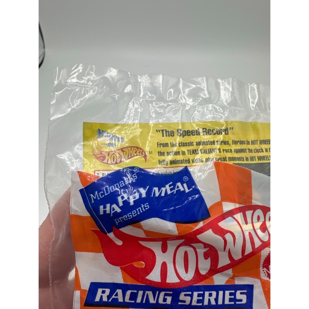 1993 McDonald's Hot‎ Wheels Thunderbird #27 Sealed Racing Series Happy Meal - Picture 4 of 9